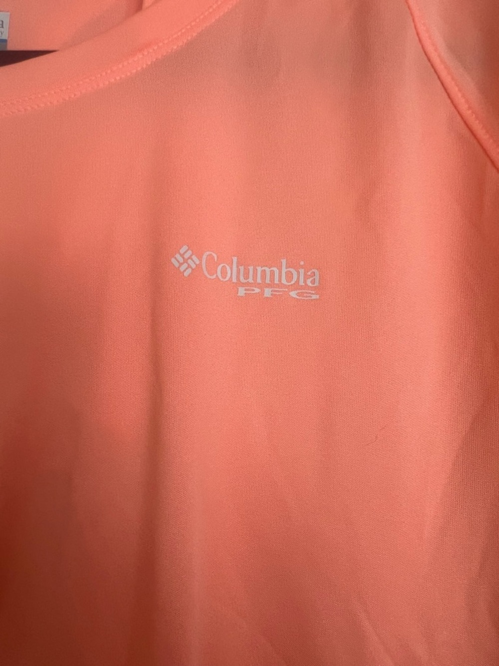 Columbia Peach Long Sleeve Hooded Sun Tee - Picture 5 of 6